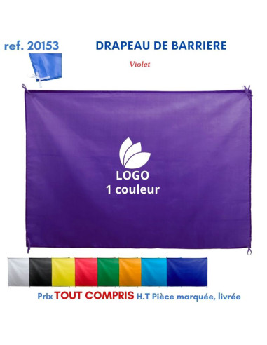 DRAPEAU POUR BARRIERE REF 20153 20153 SUPPORTERS : OBJETS PUBLICITAIRES  4,86 €