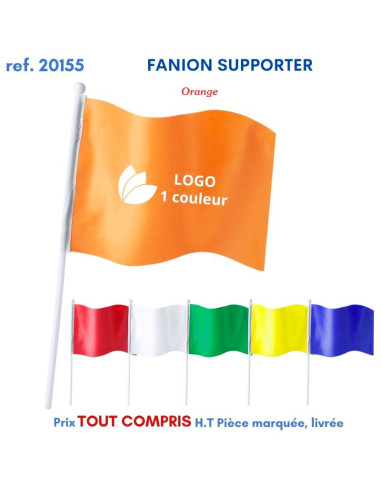 DRAPEAU SUPPORTER AVEC MAT REF 20155 20155 SUPPORTERS : OBJETS PUBLICITAIRES  1,77 €