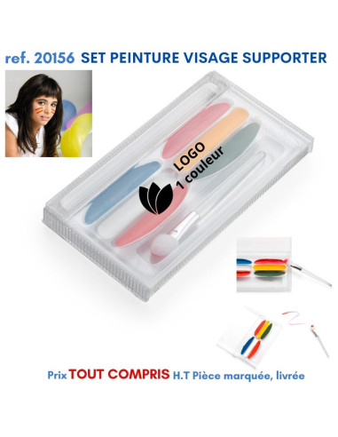 SET PEINTURE VISAGE SUPPORTER REF 20156 20156 SUPPORTERS : OBJETS PUBLICITAIRES  4,10 €