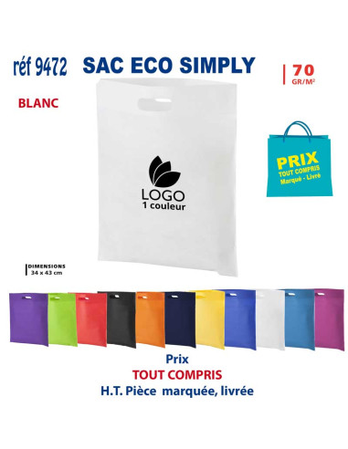 SAC ECO SIMPLY REF 9472 9472 SACS SHOPPING - TOTEBAG  1,87 €