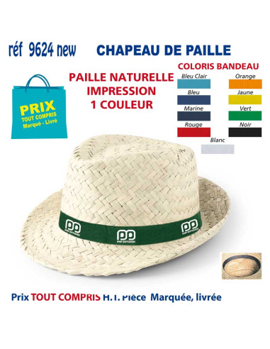 CHAPEAU DE PAILLE REF 9624NEW 9624 CHAPEAUX  5,41 €