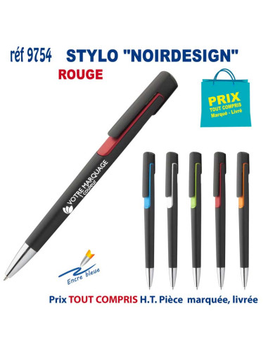 STYLO "NOIRDESIGN" REF 9754 9754 STYLOS PUBLICITAIRES PERSONNALISES  1,83 €