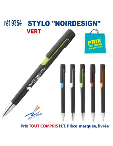 STYLO "NOIRDESIGN" REF 9754 9754 STYLOS PUBLICITAIRES PERSONNALISES  1,83 €