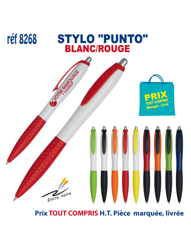 STYLO "PUNTO" REF 8268 8268 STYLOS PUBLICITAIRES PERSONNALISES  0,84 €