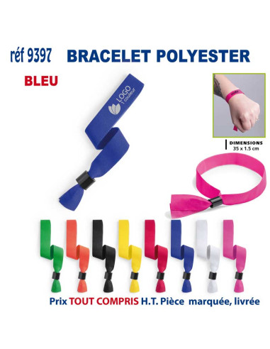 BRACELET POLYESTER REF 9397 9397 lacet tour de cou publicitaire  1,54 €