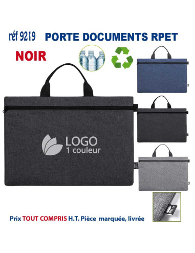 PORTE-DOCUMENTS RPET REF 9219 9219 SACOCHES - PORTE DOCUMENTS  4,53 €