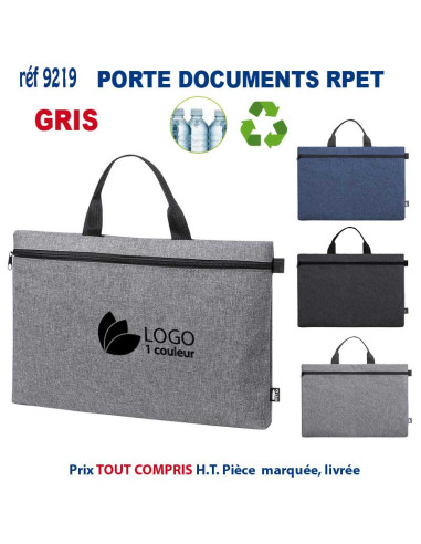 PORTE-DOCUMENTS RPET REF 9219 9219 SACOCHES - PORTE DOCUMENTS  4,53 €