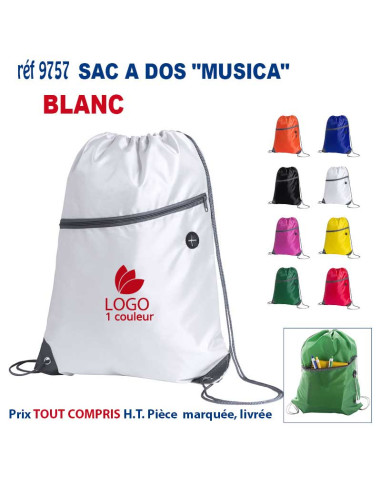 SAC A DOS "MUSICA" REF 9757 9757 SAC A DOS  2,62 €