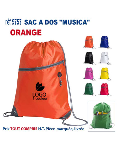 SAC A DOS "MUSICA" REF 9757 9757 SAC A DOS  2,62 €