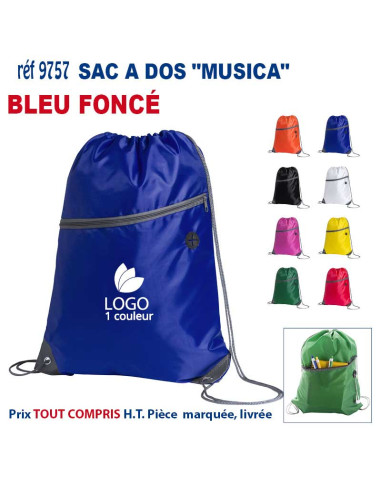 SAC A DOS "MUSICA" REF 9757 9757 SAC A DOS  2,62 €