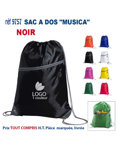 SAC A DOS "MUSICA" REF 9757 9757 SAC A DOS  2,62 €