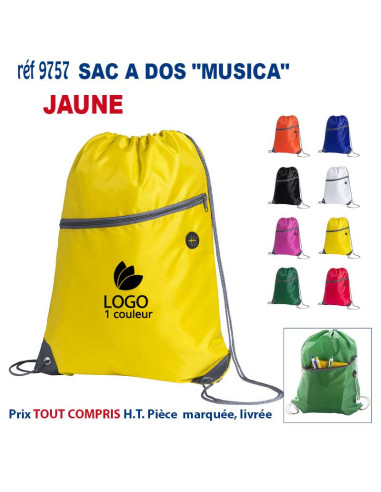 SAC A DOS "MUSICA" REF 9757 9757 SAC A DOS  2,62 €