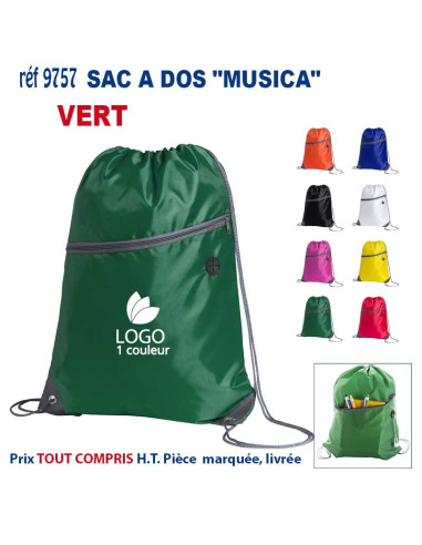 SAC A DOS "MUSICA" REF 9757 9757 SAC A DOS  2,62 €