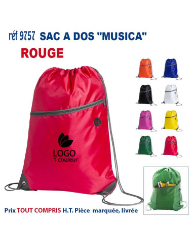 SAC A DOS "MUSICA" REF 9757 9757 SAC A DOS  2,62 €