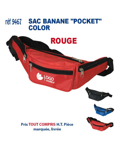 SAC BANANE "POCKET" COLOR REF 9467 9467 SACS PUBLICITAIRES  4,34 €