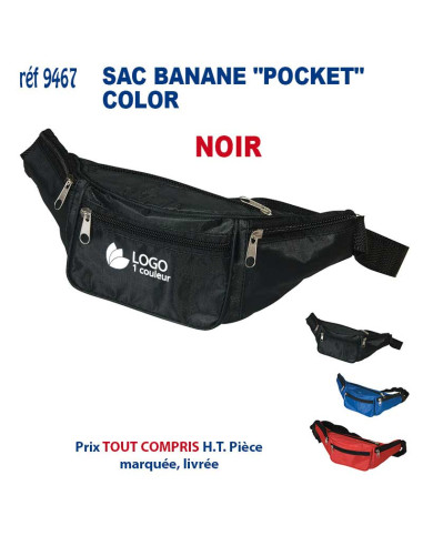 SAC BANANE "POCKET" COLOR REF 9467 9467 SACS PUBLICITAIRES  4,34 €