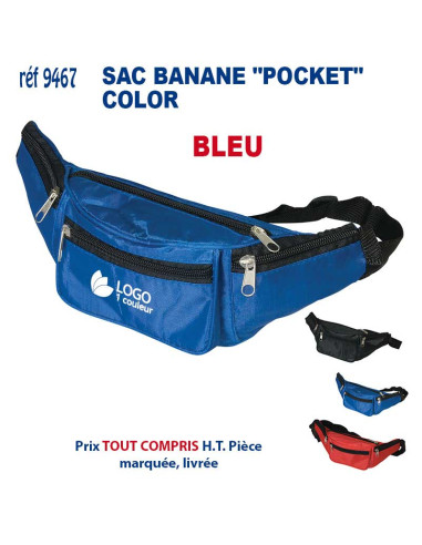 SAC BANANE "POCKET" COLOR REF 9467 9467 SACS PUBLICITAIRES  4,34 €