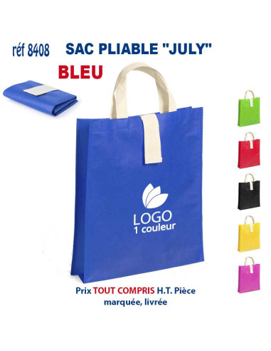 SAC PLIABLE "JULY" REF 8408 8408 SACS PUBLICITAIRES  2,34 €