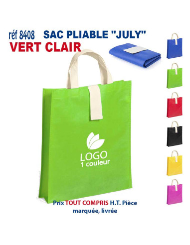 SAC PLIABLE "JULY" REF 8408 8408 SACS PUBLICITAIRES  2,34 €