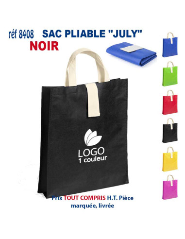 SAC PLIABLE "JULY" REF 8408 8408 SACS PUBLICITAIRES  2,34 €