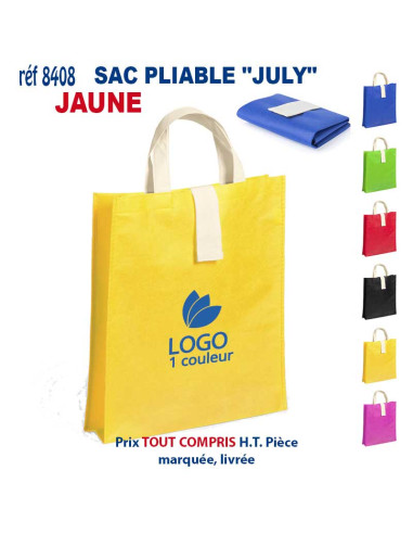 SAC PLIABLE "JULY" REF 8408 8408 SACS PUBLICITAIRES  2,34 €