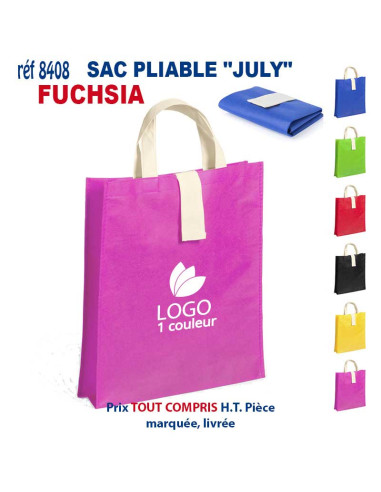 SAC PLIABLE "JULY" REF 8408 8408 SACS PUBLICITAIRES  2,34 €