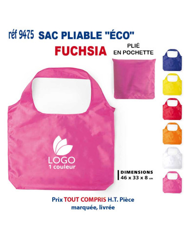 SAC PLIABLE "ECO" REF 9475 9475 SACS PLIABLES  2,05 €