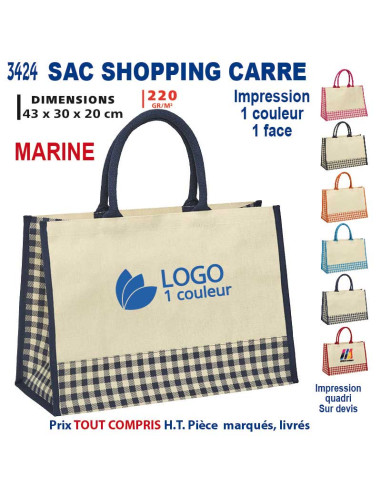 SAC SHOPPING KARRO REF 3424 3424 SACS SHOPPING - TOTEBAG  6,86 €