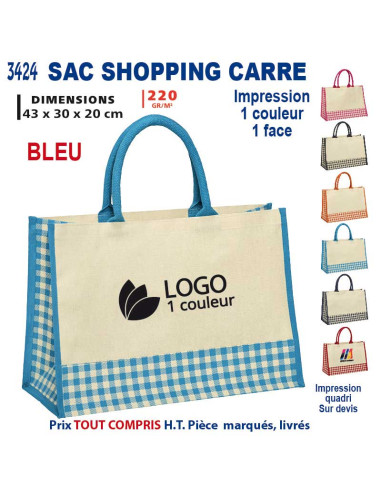 SAC SHOPPING KARRO REF 3424 3424 SACS SHOPPING - TOTEBAG  6,86 €