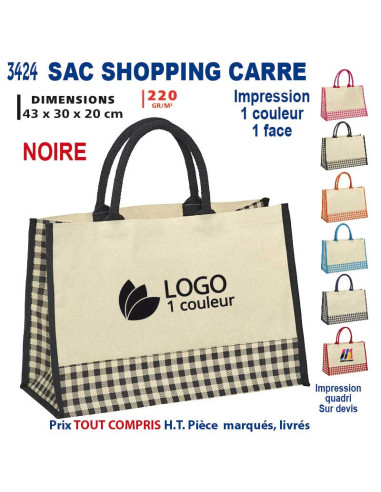 SAC SHOPPING KARRO REF 3424 3424 SACS SHOPPING - TOTEBAG  6,86 €