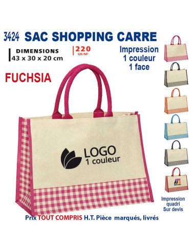 SAC SHOPPING KARRO REF 3424 3424 SACS SHOPPING - TOTEBAG  6,86 €