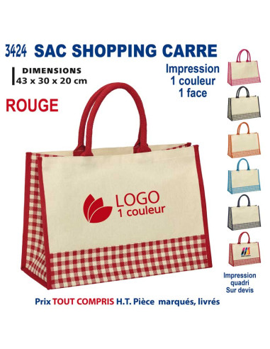 SAC SHOPPING KARRO REF 3424 3424 SACS SHOPPING - TOTEBAG  6,86 €