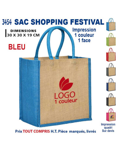 SAC SHOPPING FESTIVAL REF 3454 3454 SACS SHOPPING - TOTEBAG  5,55 €