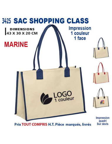 SAC SHOPPING CLASS REF 3425 3425 SACS SHOPPING - TOTEBAG  13,41 €