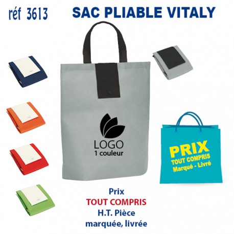 SAC PLIABLE VITALY REF 3613 3613 SACS PLIABLES  2,12 €