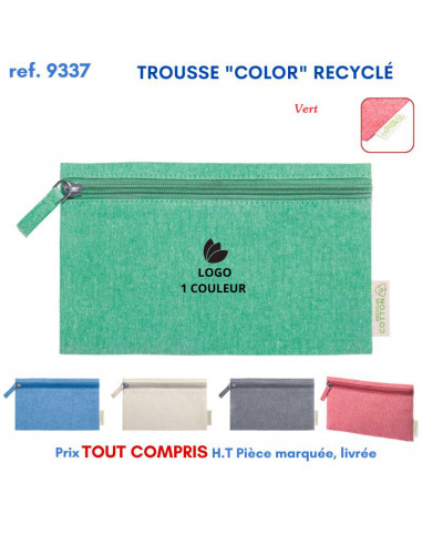 TROUSSE COLOR COTON RECYCLE REF 9337 9337 POCHETTE - PORTE ETIQUETTE BAGAGE  2,47 €