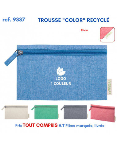 TROUSSE COLOR COTON RECYCLE REF 9337 9337 POCHETTE - PORTE ETIQUETTE BAGAGE  2,47 €