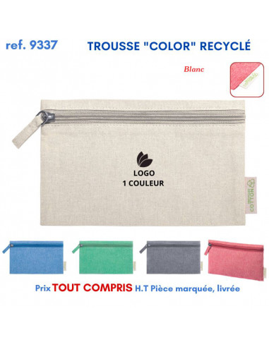 TROUSSE COLOR COTON RECYCLE REF 9337 9337 POCHETTE - PORTE ETIQUETTE BAGAGE  2,47 €