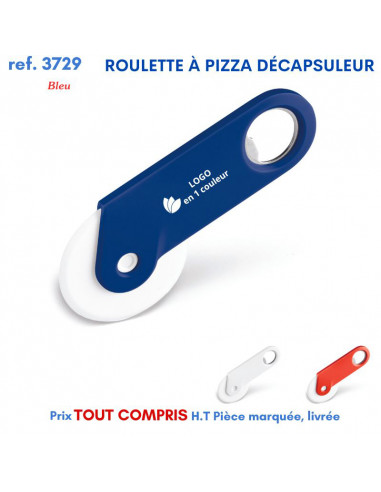 ROULETTE A PIZZA DECAPSULEUR REF 3729 3729 ARTICLES PUBLICITAIRES POUR LA PIZZA PERSONNALISES  2,16 €